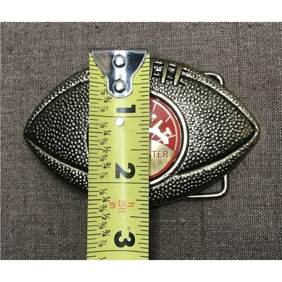 Vintage Sunbelt Truck Center Football Belt Buckle Made in USA with Box Rare - Picture 9 of 11